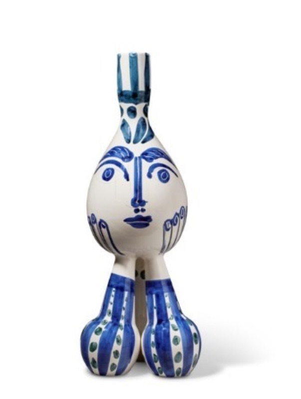 Pablo Picasso - "Tripode" (Tripod Vase), 1951 (Madoura Edition Ceramic, A.R. 125)